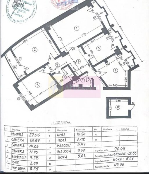 Vanzare apartament de 4 camere la Casa Poporului-stradal
